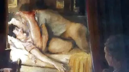 Broer na werk duwde lul in de kont van neukende dames zus